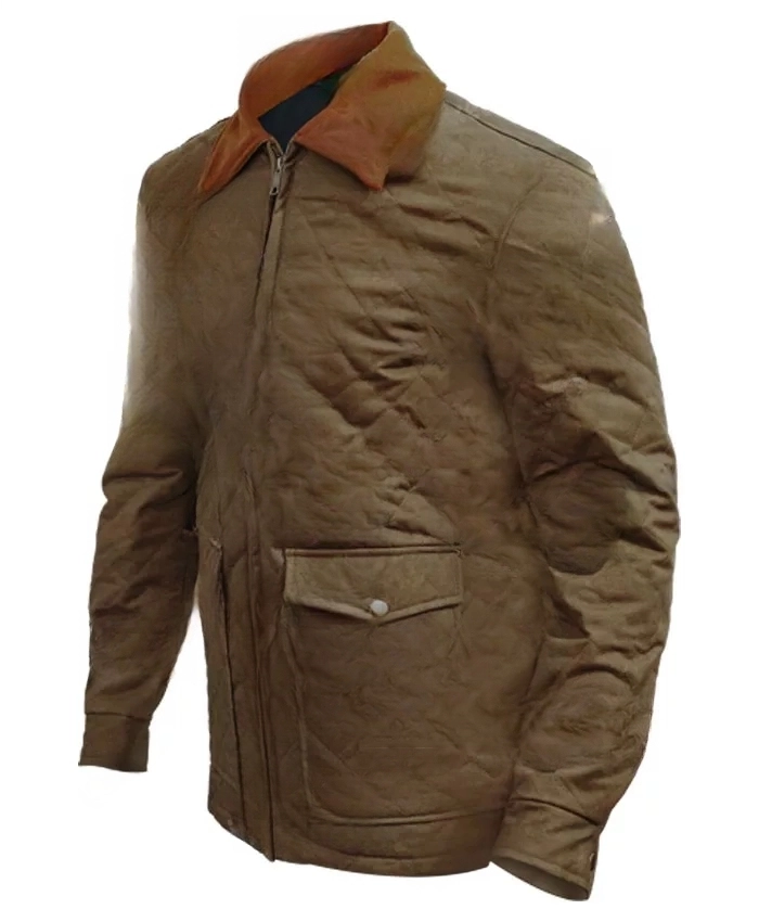 Yellowstone John Dutton Brown Quilted Jacket