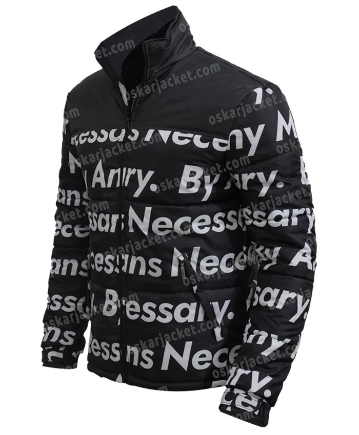 By Any Means Possible Men's Puffer Jacket - Goku Drip