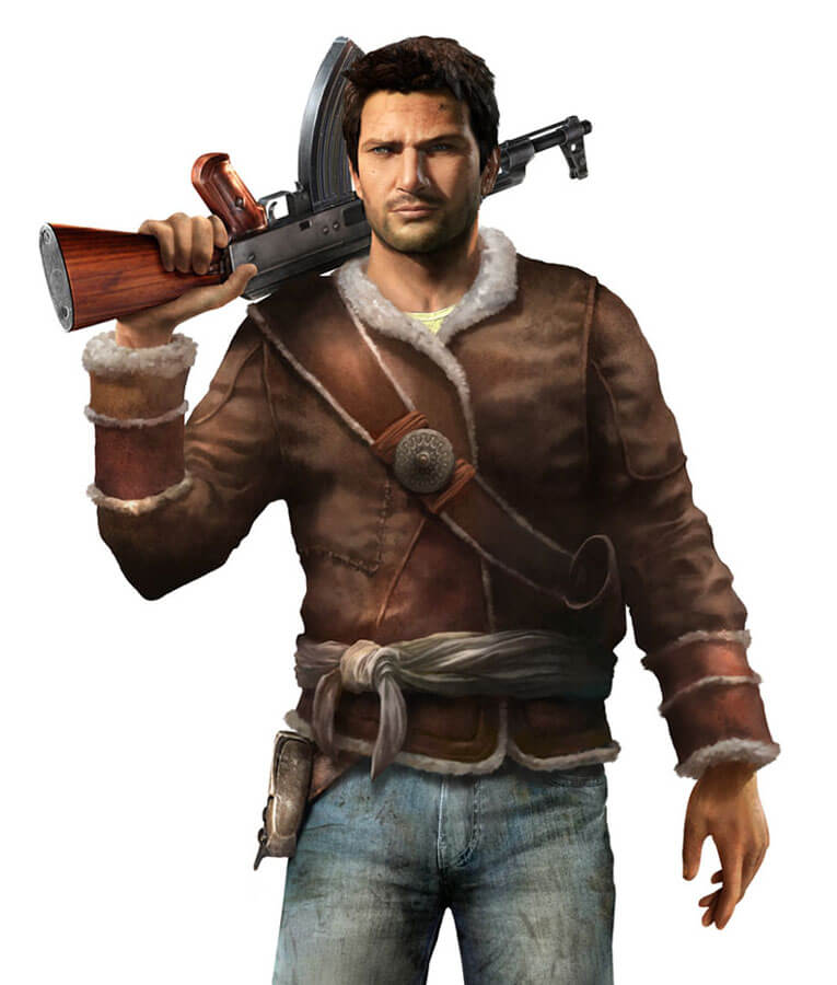 Charlie Cutter Uncharted 4 Black Leather Utility Jacket
