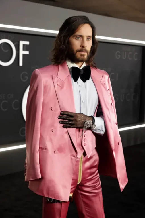 House of Gucci Adam Driver Double Breasted Coat