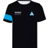 Detroit Become Human RK800 Connor Black T-shirt