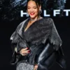 Rihanna Halftime Show 2023 Fur Leather Jacket