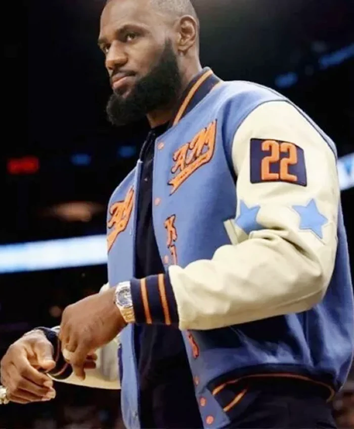 NBA 2023 LeBron James Varsity Jacket