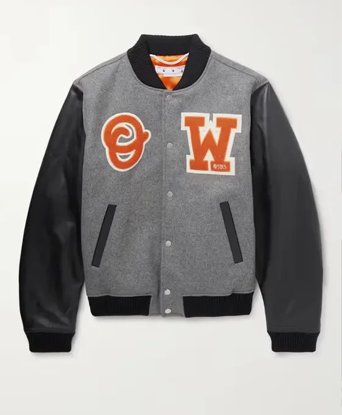 Red Supreme Wtaps Wool Varsity Jacket - Maker of Jacket