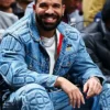 Drake Giali 21C JK Padded Denim Blue Jacket