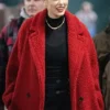 Taylor Swift Faux Fur Red Teddy Coat