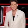 Nial Horan Show The Voice White Blazer