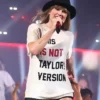 Taylor Swift The Eras Tour Paris This Is Not Taylor’s Version White T-Shirt