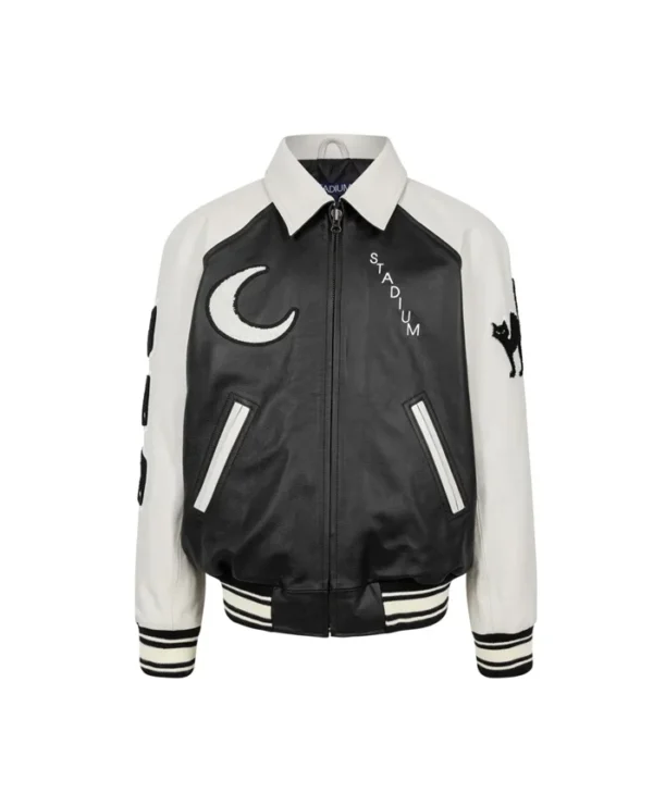 8 Ball Men and Women Colorblock Leather Jacket