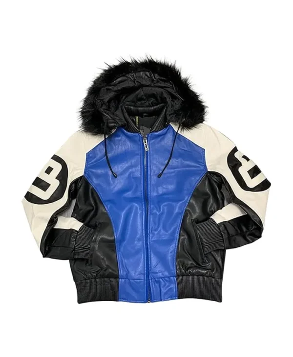 8 Ball Men and Women Multiple Color Bomber Parka Leather Jacket