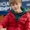A-World-Record-Christmas-Aias-Dalman-Red-Puffer-Jacket