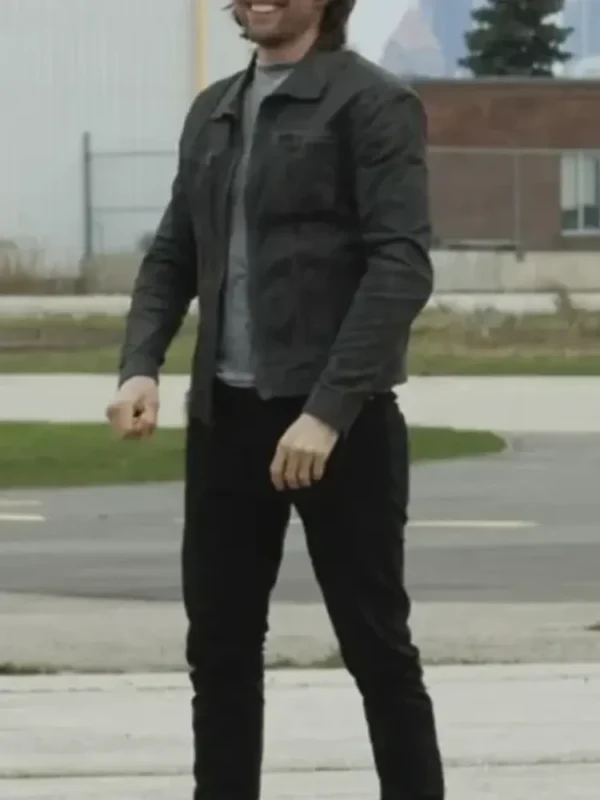 Aaron Poole Salvation Lazlo Men Real Leather Jacket