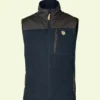 Ablack Maid Raymond Brown and Blue Cotton Vest