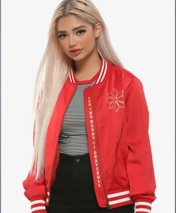 Adora She-Ra and The Princesses Of Power Bomber Red Jacket