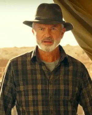 Alan Grant Jurassic World Checked Plaid Shirt