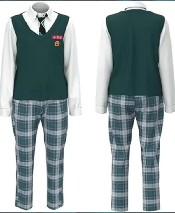 All of Us Are Dead School Uniform Cosplay Green Tracksuit