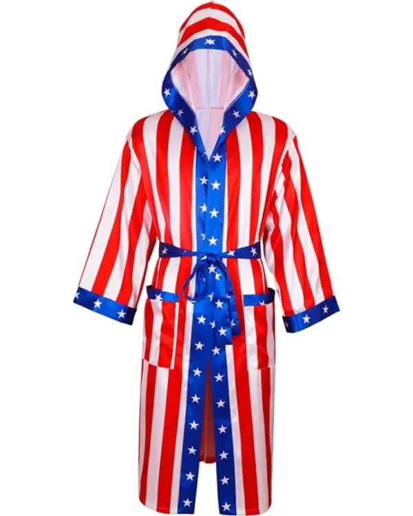 American Flag Apollo Creed Satin Costume