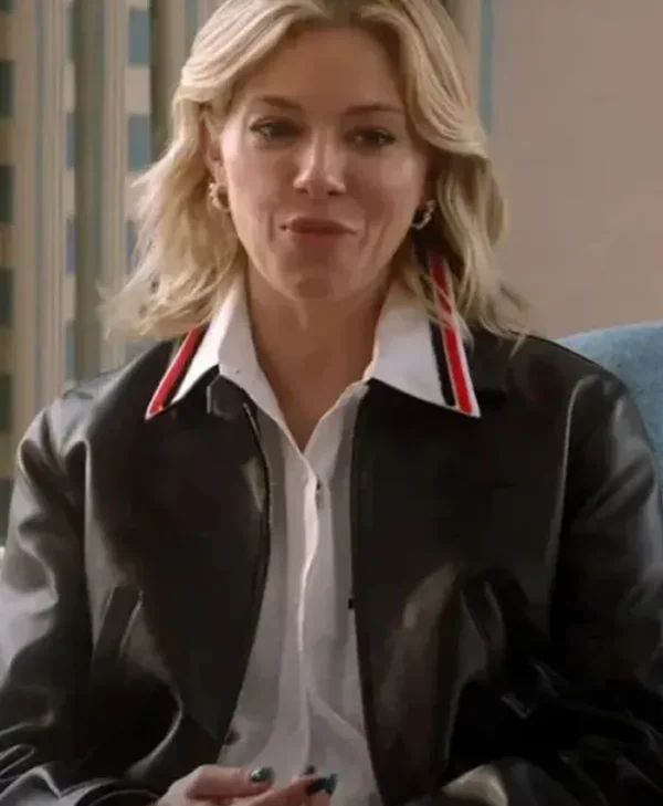 Anatomy of a Scandal Sophie Whitehouse Leather Black Jacket