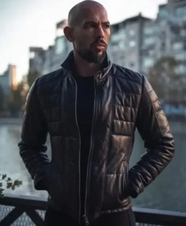 Andrew Tate Leather Black Jacket