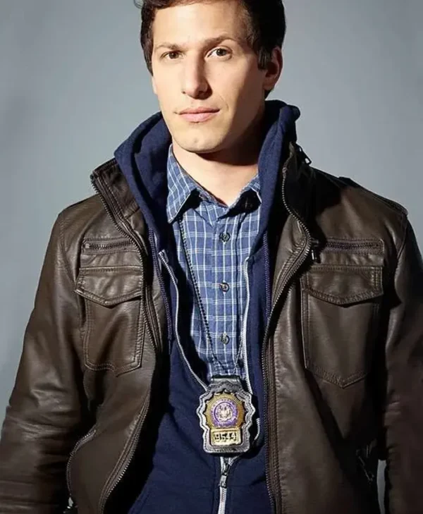 Andy Samberg Brooklyn Nine-Nine Jake Peralta Leather Jacket