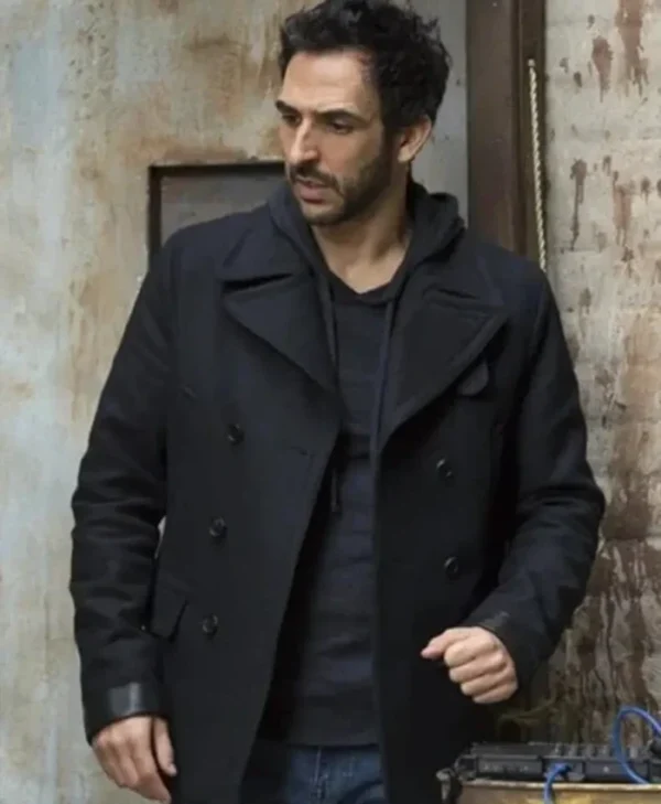 Aram Mojtabai The Blacklist Double Breasted Black Jacket