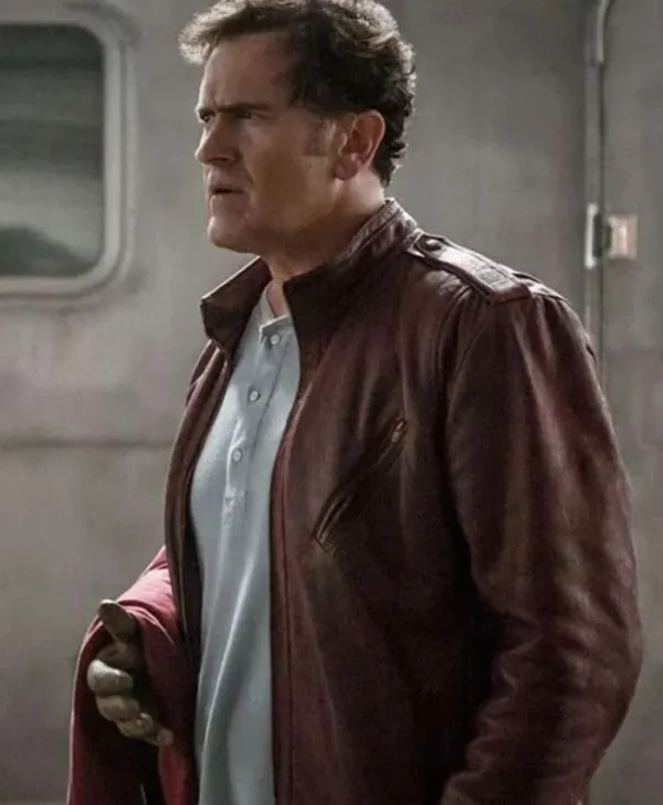 Ash vs Evil Dead Bruce Campbell Brown Leather Jacket