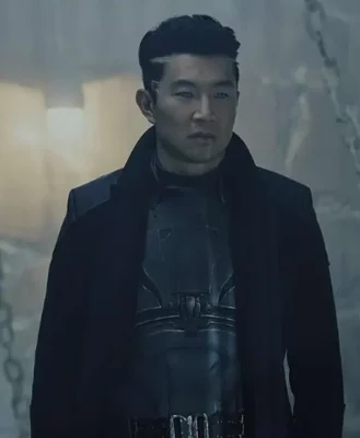 Atlas 2024 Simu Liu Black Trench Coat