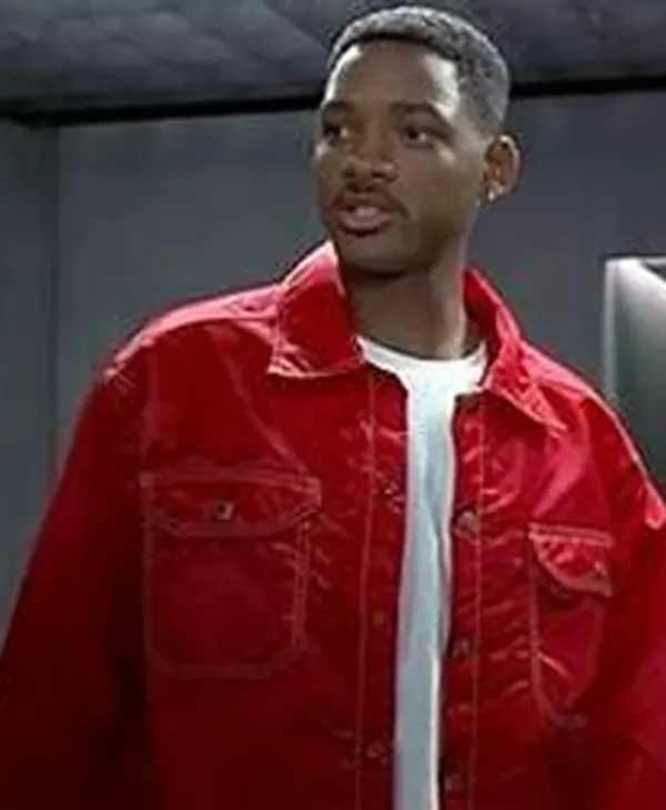 Bad Boys Ride Or Die Will Smith Red Cotton Jacket