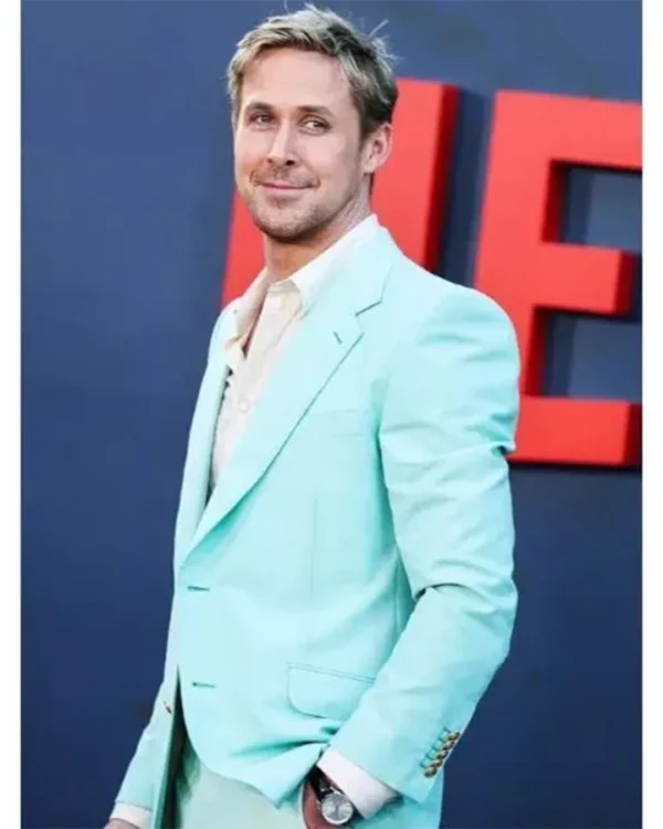 Barbie Ryan Gosling Premiere Blue Blazer