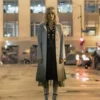 Batwoman Alice Trench Wool Blue Coat