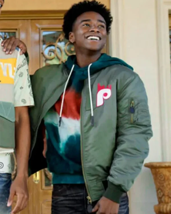 Bel-Air S1 E5 Tray Melbert Green Bomber Jacket