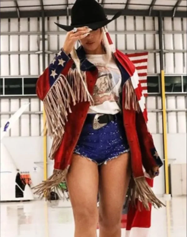 Beyonce Coachella 2024 Fringe Jacket