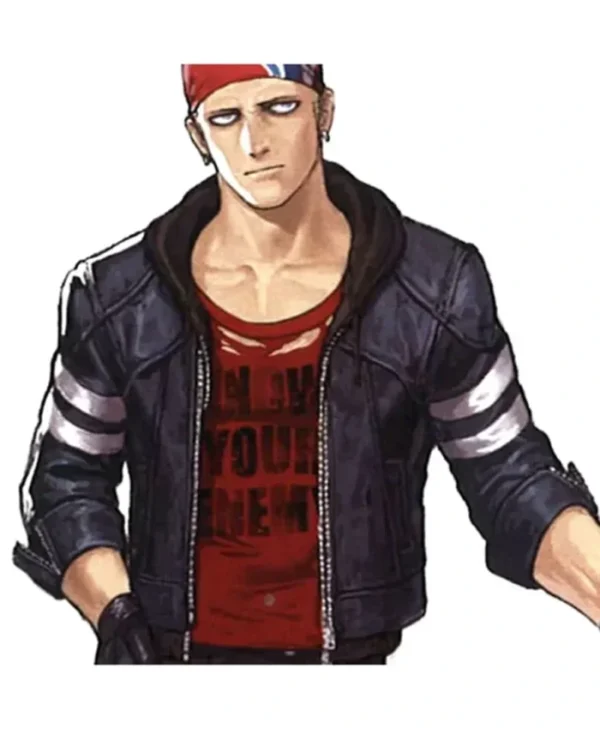 Billy Kane King Of Fighters XIV 14 Leather Jacket