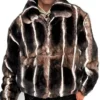Brown Chinchilla Fur Jacket