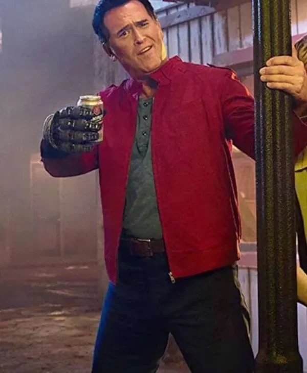 Bruce Campbell Ash vs Evil Dead Red Cotton Jacket