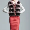 Buy Chinchilla Pink Fur Vest For Sale