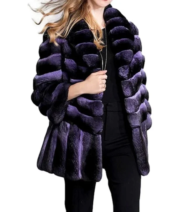 Chinchilla-Fur-Purple-Coat