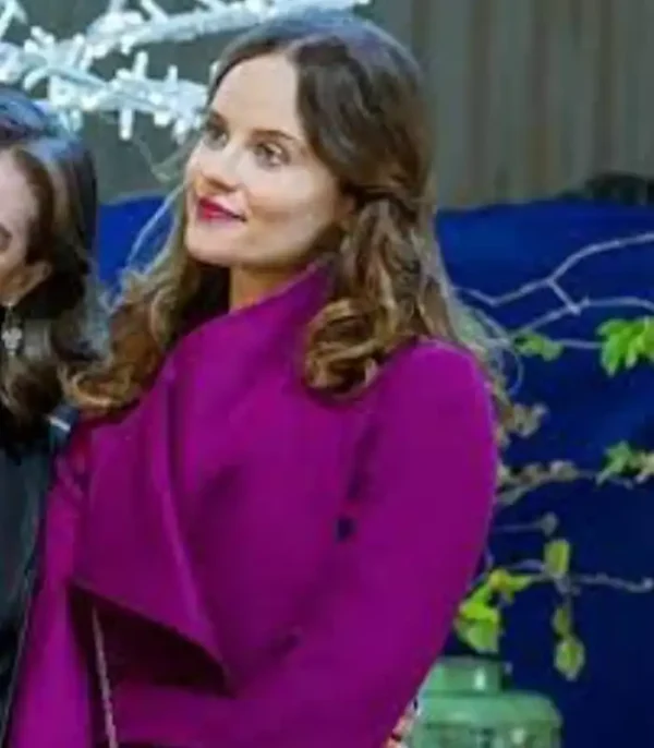 Christmas in Notting Hill Sarah Ramos Purple Coat