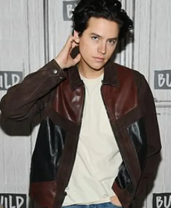 Cole Sprouse Five Feet Apart Brown Suede Leather Jacket