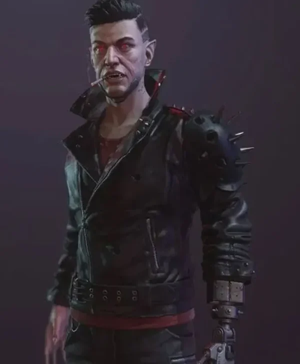 Cyberpunk 2077 Dracula Studded Leather Jacket