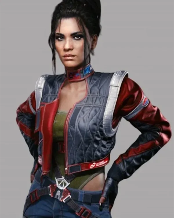 Cyberpunk 2077 Panam Palmer Red and Black Jacket