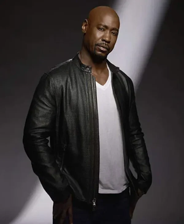 D.B. Woodside Lucifer Amenadiel Leather Black Jacket