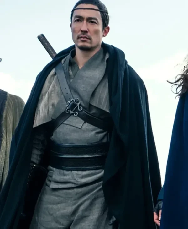 Daniel Henney The Wheel Of Time Blue Wool Long Coat