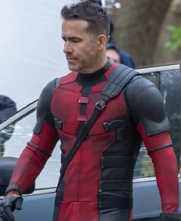 Deadpool 2024 Ryan Reynolds Leather Jacket