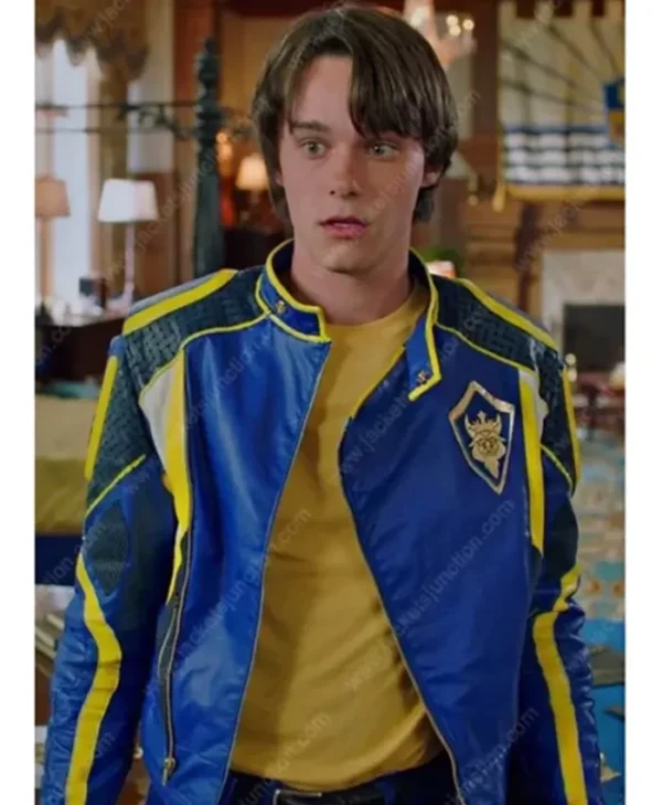 Descendants 3 King Ben Biker Real Leather Jacket