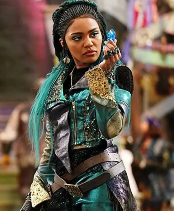 Descendants Uma Costume Real Faux Leather Jacket