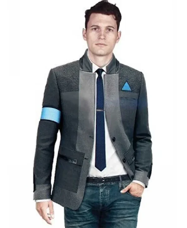 Detroit Become Human Connor RK800 Grey Jacket