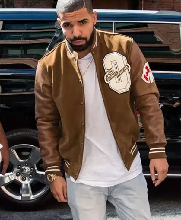 Drake Brown Bomber Jacket