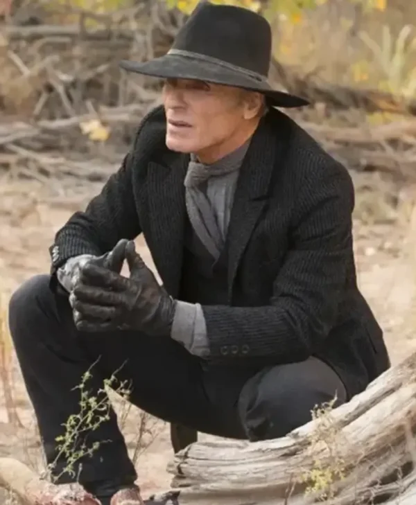 Ed Harris Westworld Black Blazer Coat