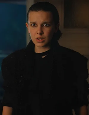 Eleven-Stranger-Things-Black-Coat